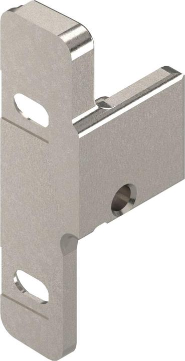 Actual product image Blum METABOX front mounting frame N, screw version, left, nickel-plated zinc