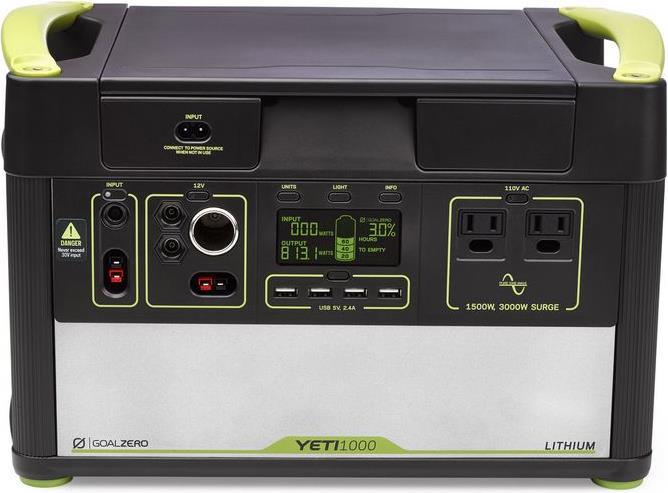 Actual product image Goal Zero Yeti 1000 Lithium Solar Generator (1045 Wh, 18.10 kg)