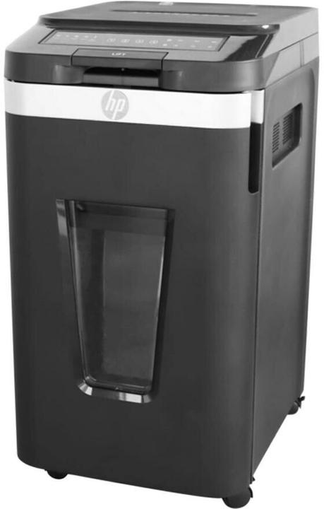 HP Pro Shredder Auto 400CC document shredder with particle cut P-4, 4 x 12 mm, up to 400 sheets, black (Particle cut)