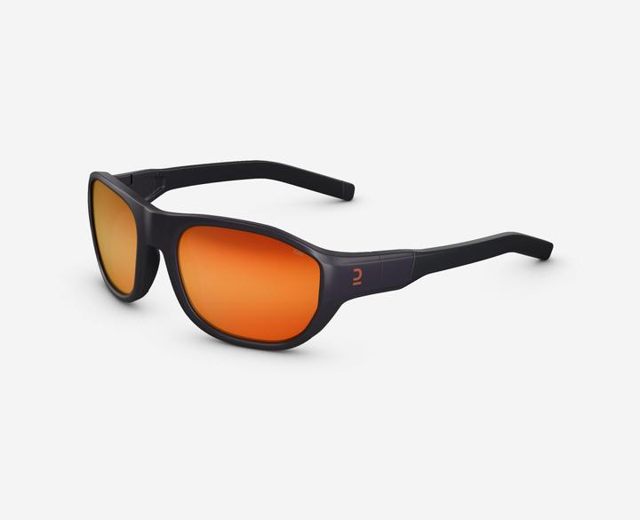 Actual product image Quechua Hiking sunglasses MH T500 children 6-10 years category 4 dark blue/orange