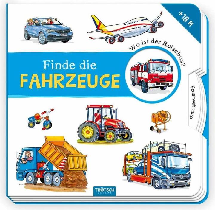 Produktbild Finde die Fahrzeuge Drehscheibenbuch (Deutsch)