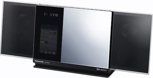 Produktbild Panasonic SC-HC37, Micro System, iPod Dock, silbern (CD Player)