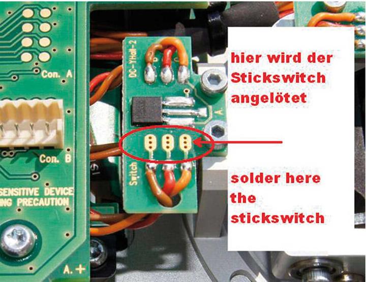 Actual product image Jeti duplex button - for DC-16 (8595245910266)