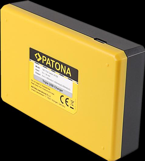 Produktbild Patona USB Triple Ladegerät (Kamera Akku Ladegerät)