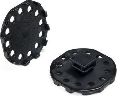 Produktbild HellermannTyton PMB8-PA66/6HIRHS-BK Pastensockel 151-03196 Bündel-Ø-Bereich 13mm (max) halogenfrei (Kunststoffkabelbinder, 50 mm, 100 Stk.)