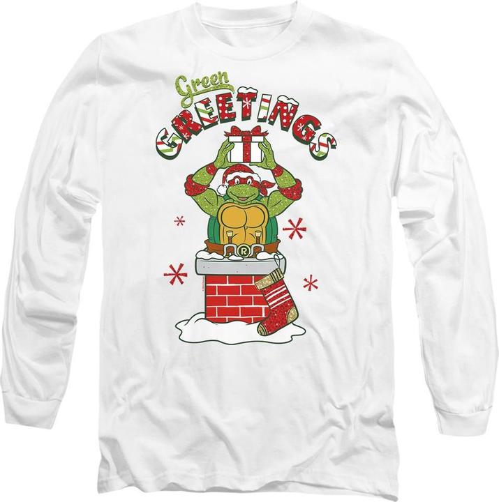 Teenage Mutant NT Green Greetings TShirt (XL)