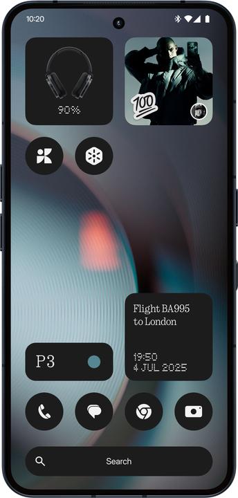 Actual product image Nothing Nothing Phone (3) (512 GB, Black, 6.67", Dual SIM, 50 Mpx, 5G)