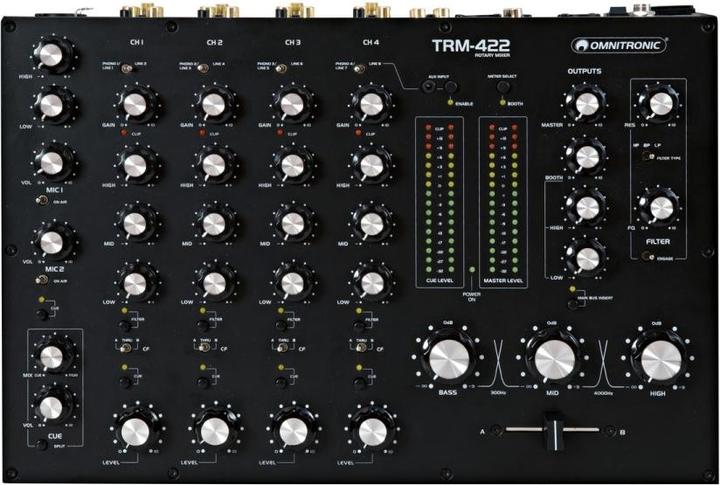 Actual product image Omnitronic TRM-422 4-Channel Rotary Mixer (Studio- and Livemixer)
