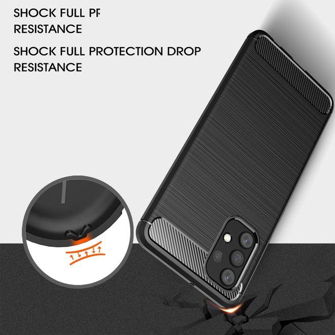 Actual product image MU Style Carbon Fiber TPU Softcase Series (Samsung Galaxy A32)
