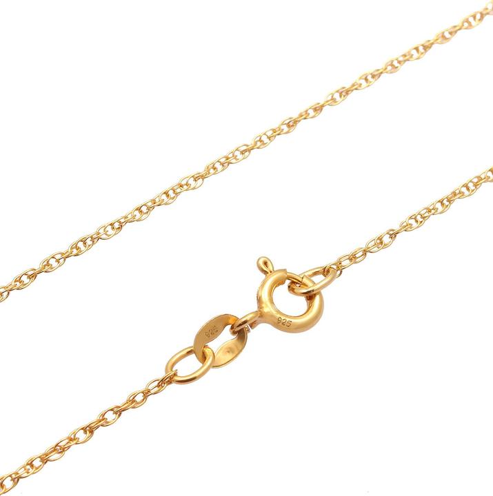 Image du produit Elli Chaîne en cristal (Argent 925 sterling plaqué or, Zircone, 45 cm)