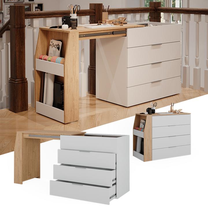 Produktbild Vicco Basteltisch Iva (95.50 cm, 47 cm)