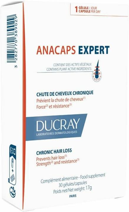 Immagine prodotto Pierre Fabre Ducray Anacaps Expert, 30 capsule (Lozione corpo)