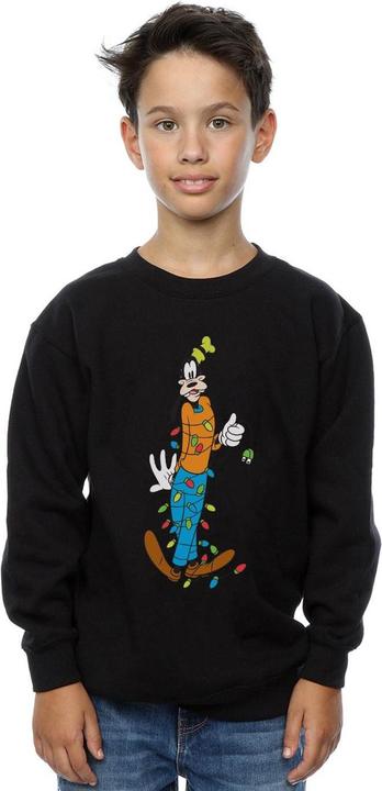 Actual product image Disney Boys Goofy Christmas Lights Sweatshirt (140, 146)