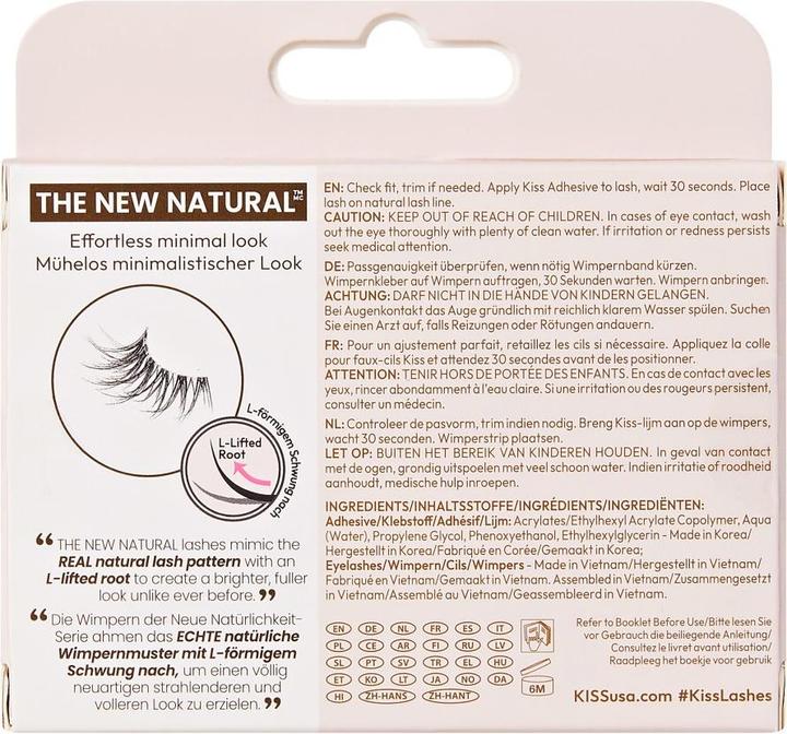 Image du produit KISS Artificial eyelashes The New Natural - Variant : 02 Silver Ring (Cils artificiels)