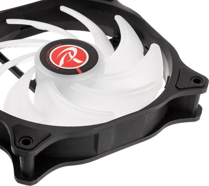 Actual product image Raijintek EOS 12 RBW ADD fan, set of 2 incl. controller (120 mm, 2 x)