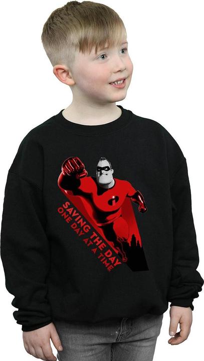 Actual product image Disney Boys The Incredibles Saving The Day Sweatshirt (128)