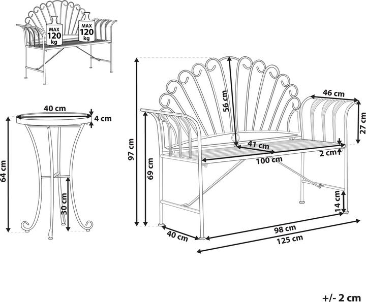 Actual product image Beliani Cavinia (125 cm)
