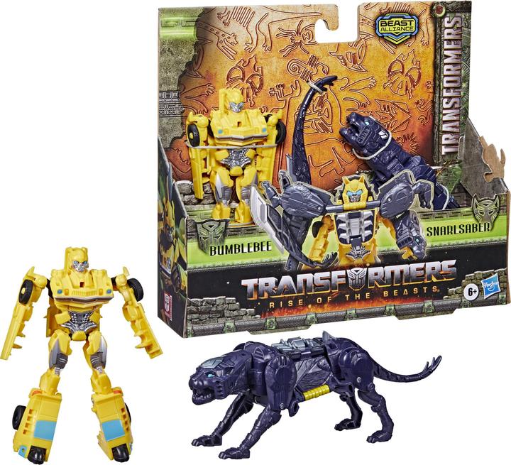 Actual product image Transformers Rise of the Beasts, Beast Alliance, Beast Combiner 2-Pack Bumblebee Toy for the