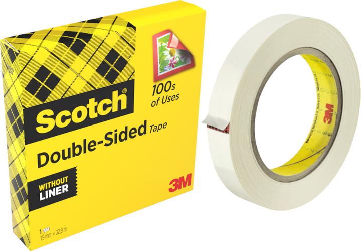Image du produit Scotch Ruban adhésif double face 665 sans film de protection (12 mm)