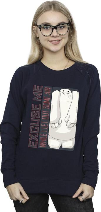Immagine prodotto Disney Big Hero 6 Baymax Excuse Me Some Air Felpa Donna (L)