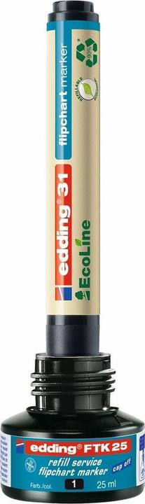 Produktbild Edding Nachfülltusche FTK25 (Schwarz, 1 x)