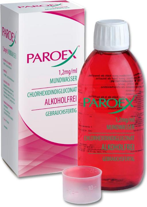 Produktbild GUM SUNSTAR PAROEX Mundspülung 0.12 % chlorhexidine (300 ml, Mundspülung)