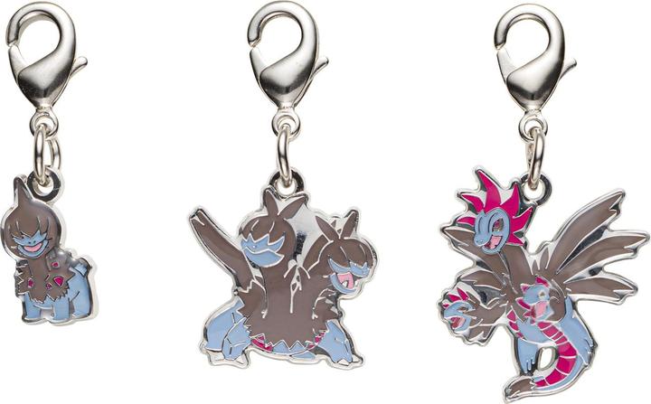Pokémon Pokemon Center - Deino, Zweilous, Hydreigon Schlüsselanhänger - 3 Stück