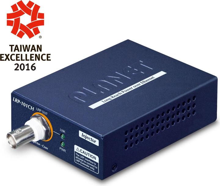 Produktbild Planet 1-Port 10/100TX PoE PD + 1-Port Coax Long Reach PoE