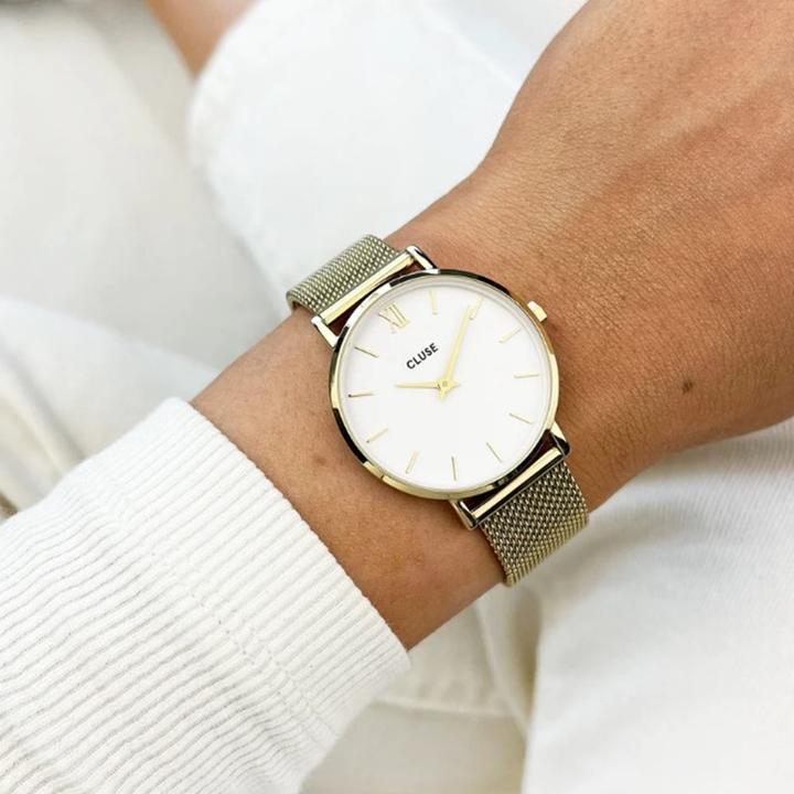 Produktbild Cluse Minuit Mesh Gold (Analoguhr, 33 mm)
