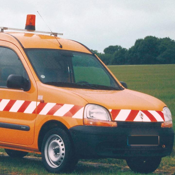 Image du produit Moravia Film de signalisation FLEX DIN 30710 rouge-blanc réfléchissant R2 (141 mm)