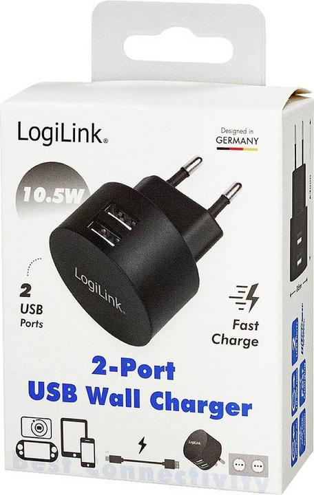 Immagine prodotto LogiLink Adattatore presa USB (10.50 W)
