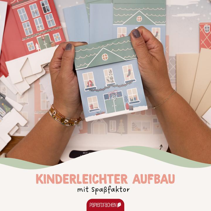 Produktbild Papierdrachen Weihnachtsstadt