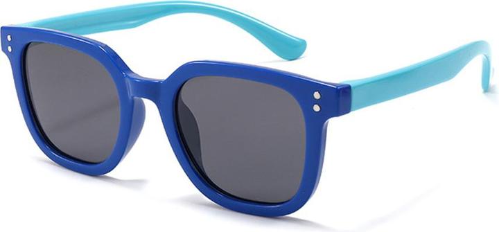 Image du produit Techsuit - Lunettes de soleil polarisées (8351-C28) - Forme carrée, pour enfants - Bleu foncé / Cyan