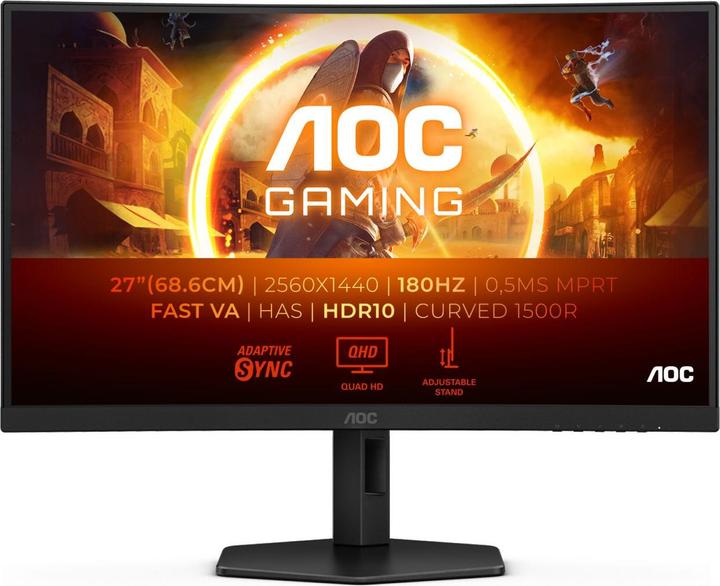 Produktbild AOC CQ27G4X (2560 x 1440 Pixel, 27")