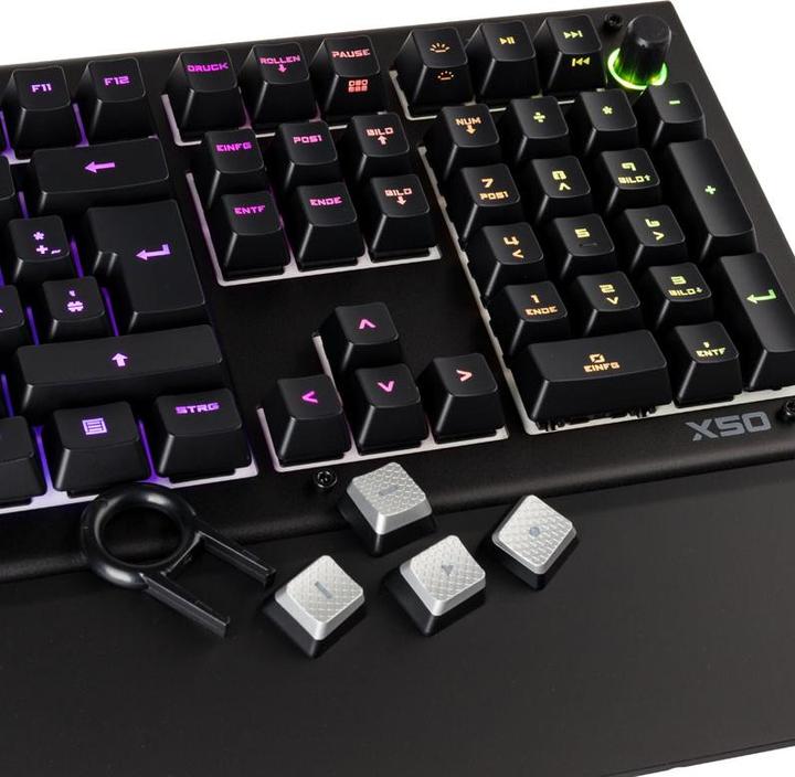 Produktbild Das Keyboard X50Q, DE Layout, soft tactile Omron (DE, Kabelgebunden)