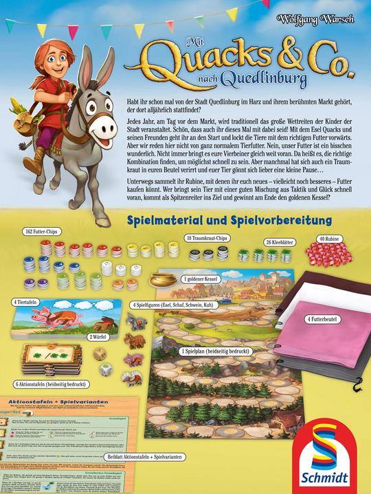 Productafbeelding Schmidt Spiele Met Quack's Co. naar Quedlinburg (Duits)