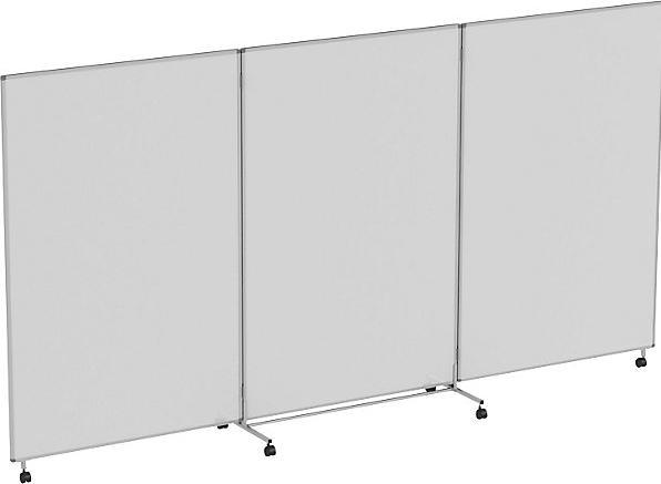 Image du produit eurokraft pro Cloison de présentation mobile et pliante pour écriture, magnétique, résistant