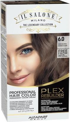 Immagine prodotto Il Salone Milano Plex Rebuilder Crema Colorante Permanente 6.0 Biondo Scuro Kit Professionale di Tintura per Capelli (6,0 Biondo scuro)