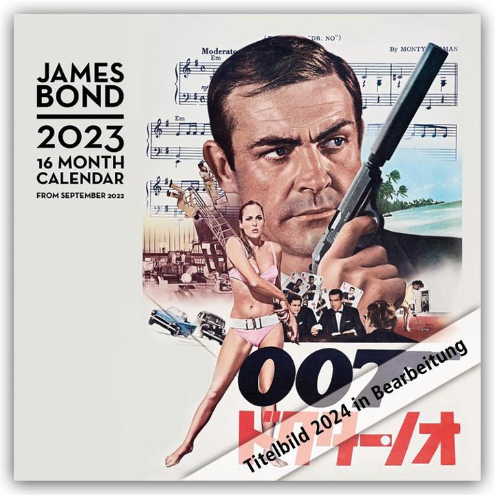 Produktbild James Bond 2024 - 16-Monatskalender (Deutsch, Englisch)