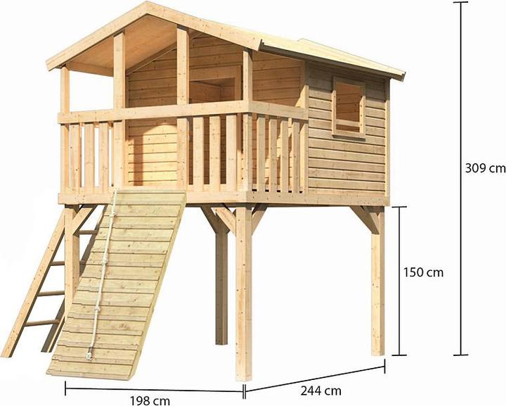 Produktbild Karibu Stelzenhaus Benjamin