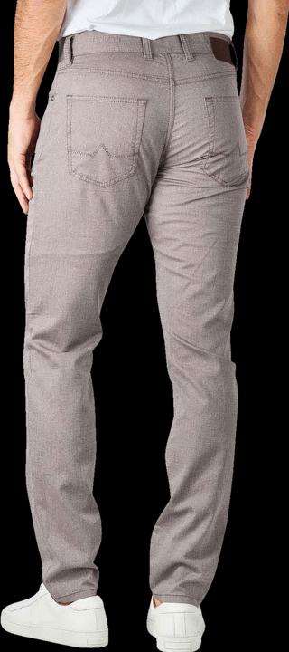 Actual product image Alberto Smart Cotton Pipe Pant Regular Slim Fit Brown (W30/L30)