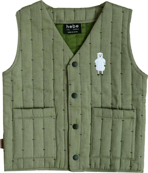 Hebe Gilet mit Stickerei Schaf