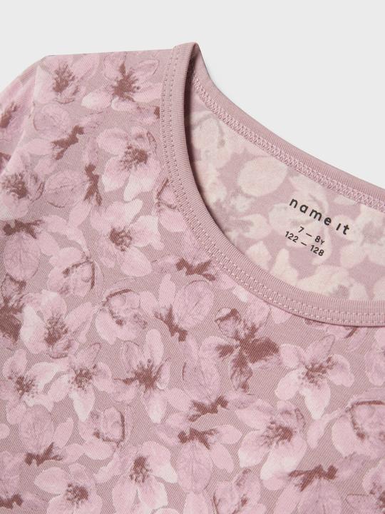 Actual product image Name it Nkfnightgown Ls Mauve Flower Noos (86)