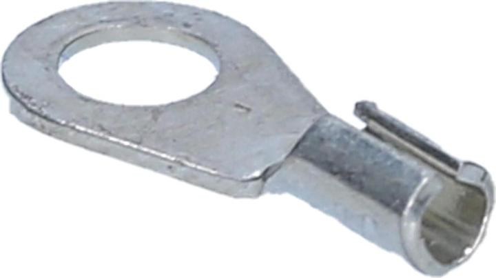 Produktbild Kalitec 10 Stück Lötkabelschuhe Ringform 0,5-1,5 mm² M5 Messing verzinnt DIN 64211