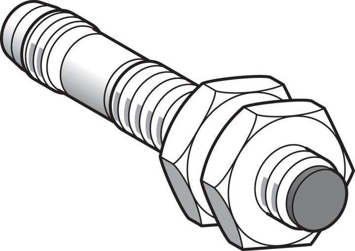 Actual product image TE Sensors Sensor, Inductive, M8, Sr 1.5mm, PNP (Switch)