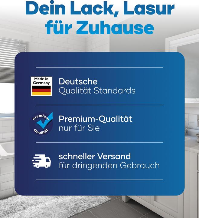 Produktbild Plid Fliesenlack Set 2,25l Anthrazit satin für ca. 23m² / Lackierset +0,5l Anlauger (Anthrazit, 2.25 l)