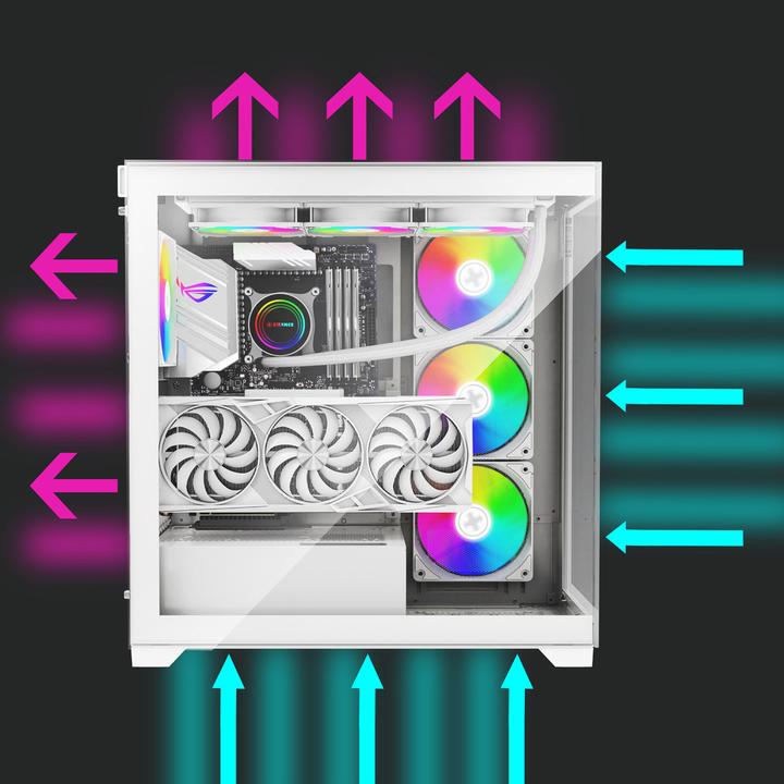 Image du produit Xilence Xilent Gleam XG271 wh (ATX, mATX, Mini-ITX)