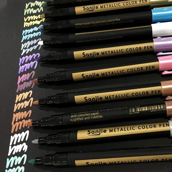 Actual product image Cbx Metallic Stifte, Textmarker 10 Stück (10 x)