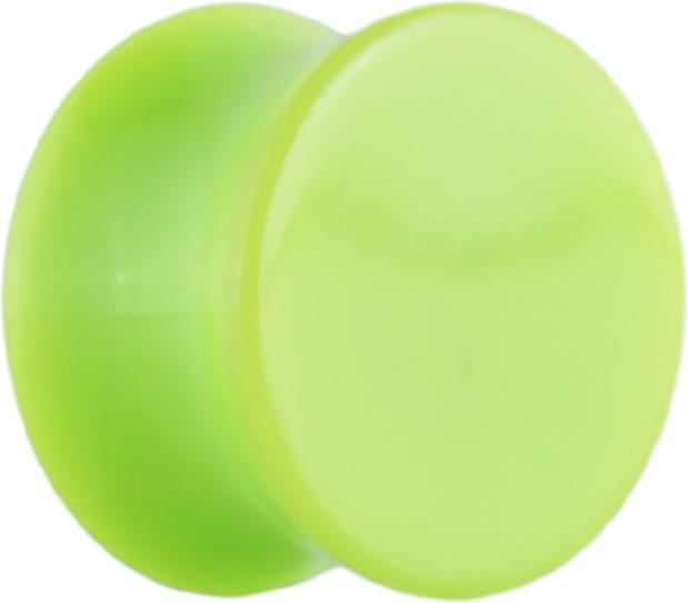 Image du produit Star Piercing Flared Plug vert (sans laiton, Acrylique)