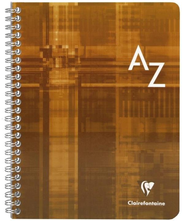 Immagine prodotto Clairefontaine Quaderno a spirale con indice A -Z (17 x 22 cm, Quadretti)